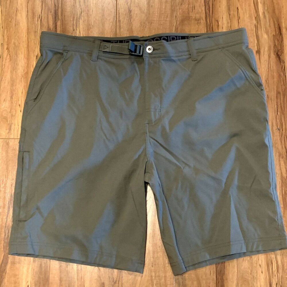 GERRY Mens Hiking Shorts Size 40 Green Stretch 96% Nylon NICE!